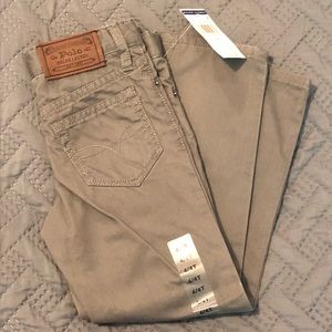 NWT Loft Grey Ralph Lauren Trousers boys 4t